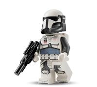 Lego Star Wars Ensemble de figurines de guerrier cloné : commando impérial avec blaster et sac à dos de fusée, alternative au pack de bataille LEGO Star Wars, set de figurines LEGO, Clone Trooper
