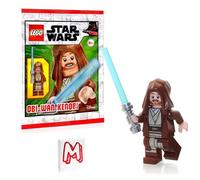 LEGO Star Wars Épisode 2 Clone Wars Mini-figurine - OBI-Wan Kenobi (robe marron et capuche) avec sabre laser édition limitée