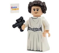 Lego Star Wars : figurine de la princesse Leia avec pistolet blaster et cape violette