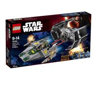 LEGO Set de construction 75150 TIE Advanced Dark Vs A-wing Starfighter