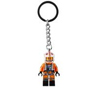 LEGO Star Wars Luke Skywalker 854288 Porte-clés figurine pilote, Orange, S