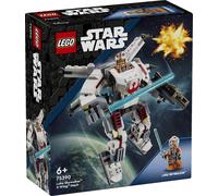 LEGO Star Wars Luke Skywalker X-Wing Mech, jeu de construction en briques LEGO à collectionner, aventure d'action, idée de cadeau pour garçons et filles créatifs à partir de 6 ans 75390