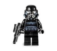 LEGO Star Wars Minifigure, Black Shadow Trooper avec pistolet blaster (2007)