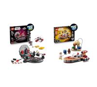 LEGO Star Wars Pack Smart Play : Set Tout-en-Un Duel dans la Salle du Trône et Chasseur A-Wing 75427 & Set Compatible Le Landspeeder de Luke 75420 - Jeu Interactif - Cadeau Garçon ou Fille dès 9 Ans