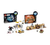 LEGO Star Wars Pack Smart Play : Set Tout-en-Un Le X-Wing Red Five de Luke 75423 & Set Compatible La Cantina de Mos Eisley 75425 - Jeu Interactif - Cadeau pour Garçon ou Fille dès 8 Ans