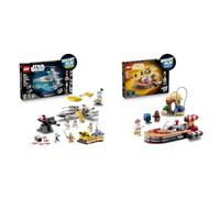 LEGO Star Wars Pack Smart Play : Set Tout-en-Un Le X-Wing Red Five de Luke 75423 & Set Compatible Le Landspeeder de Luke 75420 - Jeu Interactif - Cadeau pour Garçon ou Fille dès 6 Ans