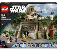 LEGO Star Wars Rebel Base on Yavin 4, jouet pour enfant avec 10 minifigures (dont Luke Skywalker, Princesse Leia, Chewbacca), 2 figurines de droïdes et un chasseur Y-Wind, idée cadeau, 75365