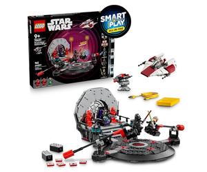 LEGO Star Wars Smart Play : Duel dans la Salle du Trône et Chasseur A-Wing - Jeu Interactif Tout-en-Un - Réagit à Votre Façon de Bouger et de Jouer avec Une Smart Brique - Cadeau Enfant 9 Ans 75427
