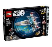 LEGO Star Wars 75423 SMART Play : le X-Wing Red Five de Luke - Jeu Interactif dès 6 ans