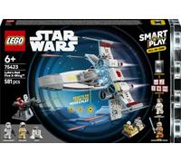LEGO Jeu interactif Star Wars 75423 SMART Play – X-Wing Red Five de Luke – Dès 6 ans