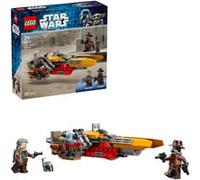 LEGO Star Wars 75437 Le Speeder de Cobb Vanth - Jouet de Construction - Minifigurines de Cobb Vanth & Cad Bane - Pistolets Blasters & Jetpack - Cadeau pour Garçon dès 7 Ans & Fans du Mandalorien