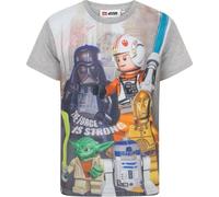 Lego Star Wars - T-shirt garçon "The Force Is Strong" NS7693 (104) (Gris)