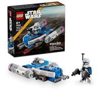 LEGO Star Wars : The Clone Wars Captain Rex Y-Wing Microfighter Ensemble de construction Star Wars Y-Wing Jouet à collectionner pour enfants avec figurine Captain Rex, cadeau Star Wars pour garçons et