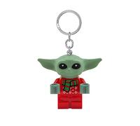 Lego Star Wars The Mandalorian Porte-clés Light - Grogu Holiday Sweater (KE208AH) à partir de 6 ans - 1 porte-clés lumière rouge, taille L - 5,1 cm de haut, rouge, taille L : 5,1 cm de haut, rouge