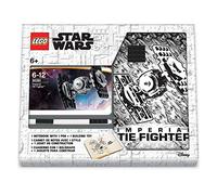 LEGO Star Wars Tie Fighter Creativity Set avec Journal certifié FSC, Jouet de Construction et Stylo à Gel Noir