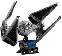 LEGO Star Wars TIE Interceptor, ensemble pour adultes fans de Star Wars, modèle de chasseur à construire avec minifigure de pilote et droïde, idée de cadeau à collectionner pour elle ou lui, 75382