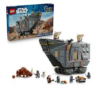LEGO Star Wars : The Mandalorian 75453 Le Sandcrawler d’Offworld et Le Mudhorn - Maquette - Figurine de Grogu & 5 Minifigurines Dont Le Mandalorien - Cadeau d'anniversaire pour Garçon Ado dès 14 Ans