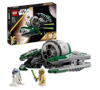LEGO Star Wars Yoda's Jedi Starfighter, Bouwbaar Speelgoed voor Kinderen, The Clone Wars Voertuig met Meester Yoda Minifiguur, Lichtzwaard en Droid R2-D2 Figuur, Cadeau voor Jongens en Meisjes 75360