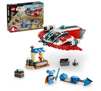 Lego Star Wars : Young Jedi Adventures The Crimson Firehawk, kit de démarrage pour Enfants, Vaisseau Spatial, véhicule Speeder, 3 Personnages, idée Cadeau pour garçons et Filles à partir de 4 Ans,