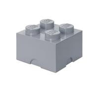 Lego Storage Brick 4 Medium Stone Grey