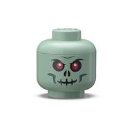 Lego Storage Head Mini Green Skeleton