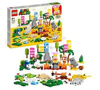 LEGO Super Mario 71418 Set La boîte à Outils Créative, Construction avec Figurines, Créer Vos Propres Niveaux dans Le Désert et Lave, Extension Pack de Démarrage, Jouet
