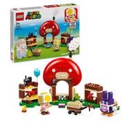 LEGO Super Mario Ensemble d’Extension Carottin et la Boutique Toad, Jouet pour Garçons, Filles et Enfants Dès 6 Ans, Jeu Éducatif avec 2 Figurines Dont Le Toad Jaune, Cadeau pour Gamers 71429