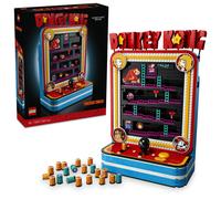 LEGO Donkey Kong Jeu d'Arcade Donkey Kong - Set pour Adulte - Maquette 3D Interactive - Joystick & Tonneaux - Décoration Intérieure Rétro - Produit Gaming Collector - Idée Cadeau pour Fan 72051
