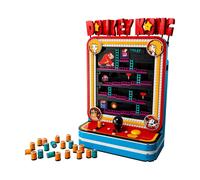 LEGO Donkey Kong Jeu d'Arcade Donkey Kong - Set pour Adulte - Maquette 3D Interactive - Joystick & Tonneaux - Décoration Intérieure Rétro - Produit Gaming Collector - Idée Cadeau pour Fan 72051