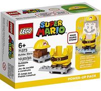 LEGO Super Mario Builder Mario Power-Up Pack 71373 Building Kit, Fun Gift for Kids to Power Up The Mario Figure in The Adventures with Mario Starter Course (71360) Playset, New 2020 (10 Pieces)