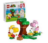 LEGO Super Mario Ensemble d'Extension Forêt de Yoshi, Jouet à Collectionner pour Garçons, Filles et Enfants Dès 6 Ans avec 2 Figurines Yoshi à Construire en Brique, Cadeaux pour Gamers 71428