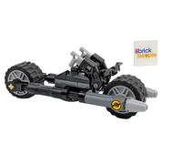 LEGO Set de construction Batcycle Mini Super-héros Batman – 37 pièces – Figurine non incluse