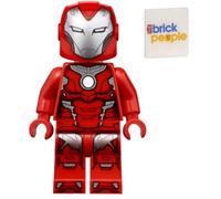 Lego Superheroes: Pepper Potts Minifigure (Rescue) Red Armor