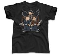 Lego Supernatural Dean Winchester Sam, Men's T-Shirt - Noir - Moyen