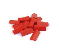 LEGO System 3299 Lot de 15 tuiles de Toit obliques Rouge 33° 2 x 4
