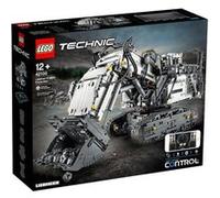 LEGO 42100 Technic La Pelleteuse Liebherr R 9800, Véhicule de Chantier RC Télécommandé, Kit de Construction