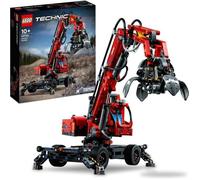 LEGO Technic 42144 La Grue de Manutention - Jouet de Construction Éducative pour Enfants de 10 Ans et Plus