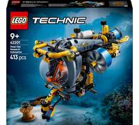 LEGO Technic 42201 Le sous marin de recherche en haute mer - Jeu de construction dès 9 ans