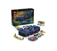 LEGO Technic 42236 Ford Mustang GT personnalisable 973 pièces, boîte modèle de voiture, 8 cylindres, direction via bouton sur le toit, bleu/violet et rose/violet