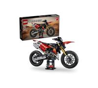 LEGO Technic 42238 Ducati Desmo450 MX Factory Moto tout-terrain 457 pièces Noir Rouge