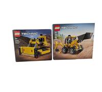 Lego® Technic Bundle 42163 Bulldozer robuste et chargeur pelleteuse 42197 - Kit de construction 2 en 1 pour les fans de technologie