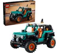 LEGO Technic SUV Jeep Wrangler Rubicon - Jouet Voiture - Maquette de 4x4 avec Moteur V6, Direction & Suspension - Idée de Cadeau d'anniversaire STEM pour Garçon dès 10 Ans 42227