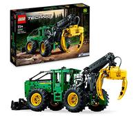 LEGO Technic La Débardeuse John Deere 948L-II, Grand Set de Costruction de 1492 Pièces, Véhicule Jouet avec Fonctions Pneumatiques et 4 Roues Motrices, Maquette d'Engin de Chantier 42157