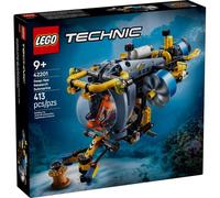 LEGO Jouet de construction Sous-marin de recherche en haute mer 42201 – Cockpit, hélices – Dès 9 ans