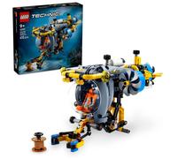 LEGO Technic 42201 Le sous marin de recherche en haute mer - Jeu de construction dès 9 ans