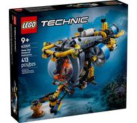 LEGO Technic Le sous Marin de Recherche en Haute mer - Jouet de Construction pour garçon et Fille dès 9 Ans avec Cockpit et hélices - Jeu créatif et Cadeau pour Enfants passionnés de Science 42201
