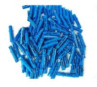 Lego Technic - Lot de 80 legos en forme de goupilles longues - Bleu