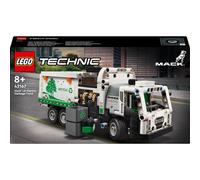 LEGO Technic Mack LR Electric Camion Poubelle, Jouet de Camion Électrique, Véhicule de Recyclage, Cadeau pour Garçons et Filles Dès 8 Ans, avec Accessoires 42167