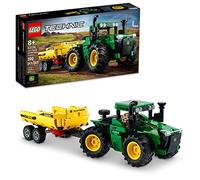 LEGO Technic Tracteur John Deere 9620R 4WD Avec Remorque à Bascule, Jouet de la Ferme Pour Enfants Garçons et Filles de 8 Ans et Plus, Modèle à Collectionner et à Construire , 42136