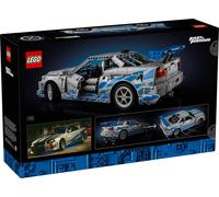 LEGO Technic Voiture Nissan Skyline GT-R (R34) 2 Fast 2 Furious - Maquette de Voiture pour Adulte - Fonction Drift, Direction, Suspension & Moteur 6 Cylindres - Cadeau Collector pour Fans 42210
